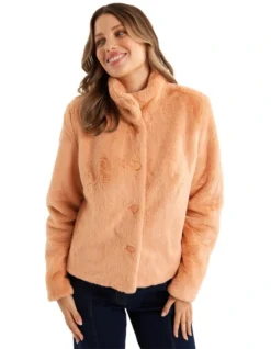 Gigi Jacket In Orange