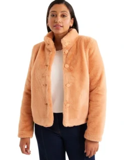 Gigi Jacket In Orange -Myer Fashion Store 983684620 6 720x928