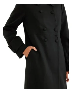 Bobby Jane Peacoat In Black -Myer Fashion Store 983684800 3 720x928