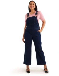 Frankie Denim Dungaree In Blue -Myer Fashion Store 983686060 4 720x928