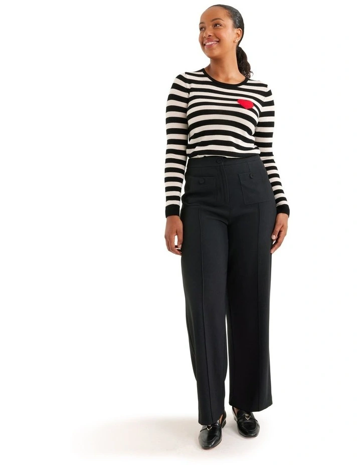 Valentina Pant In Black 7 Valentina Pant In Black - Image 5