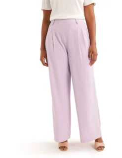Voila Wide Leg Pant In Purple