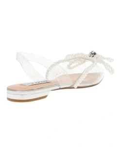 Steve Madden Justi-P Pearl Clear Heels In Silver -Myer Fashion Store 983896390 3 720x928