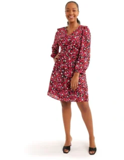 Berries And Cream Mini Dress In Pink