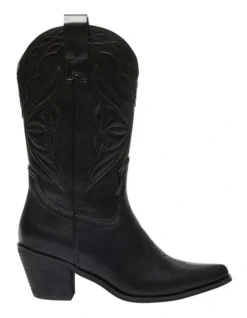 Rodeo Western Boots In Black