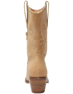 Saloon Western Boots In Camel Micro -Myer Fashion Store 983980090 5 720x928