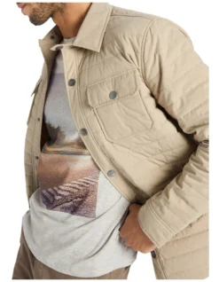 Kenji Padded Shacket In Beige 8 Kenji Padded Shacket In Beige -Myer Fashion Store 984040210 3 720x928