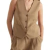 Waistcoat Vest In Brown -Myer Fashion Store 984290500 1 720x928