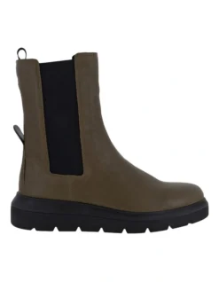 ECCO Nouvelle Boots In Green