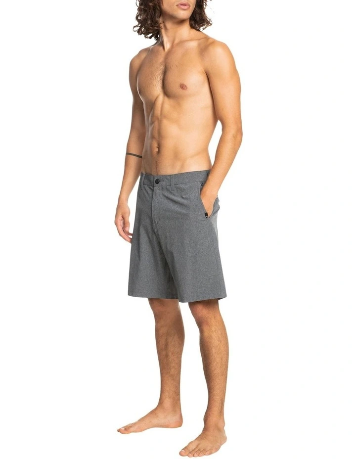 Quiksilver Union Heather Amphibion Short In Grey 5 Quiksilver Union Heather Amphibion Short In Grey - Image 3