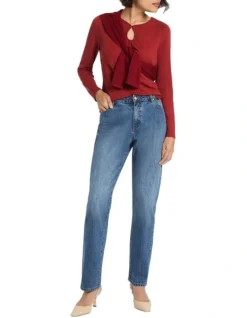 Hazel Babywool Tee In Red -Myer Fashion Store 985276360 2 720x928