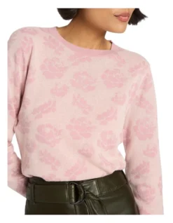 Jalen Jacquard Knit Top In Pink Multi 8 Jalen Jacquard Knit Top In Pink Multi -Myer Fashion Store 985277980 3 720x928