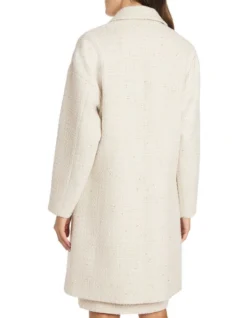 Clevance Boucle Coat In Ivory -Myer Fashion Store 985283830 4 720x928