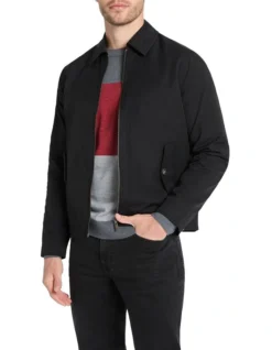 Haruki Harrington Jacket In Black