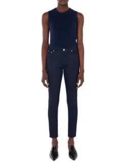 Highwaisted Skinny Jean In Blue