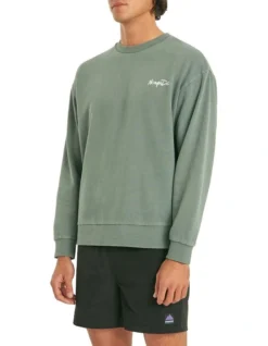 Passenger Relaxed Sweater In Green -Myer Fashion Store 985706830 3 720x928
