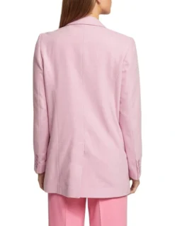 Oxford Willow Wool Rich Blazer In Pink -Myer Fashion Store 986077720 3 1 720x928