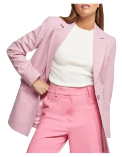 Oxford Willow Wool Rich Blazer In Pink -Myer Fashion Store 986077720 7 1 720x928