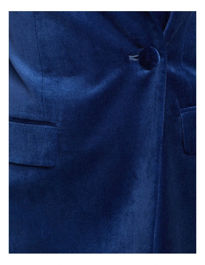 Oxford Raffi Velvet Jacket In Blue 8 Oxford Raffi Velvet Jacket In Blue - Image 6