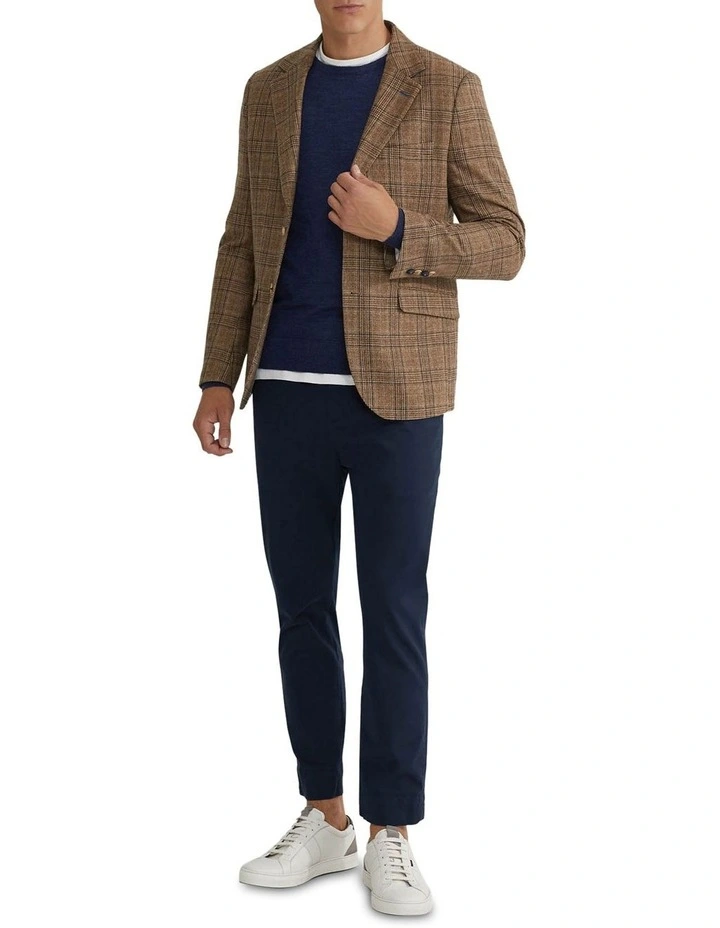 Oxford Ryan Folded Cuff Casual Chinos In Ink 4 Oxford Ryan Folded Cuff Casual Chinos In Ink - Image 2