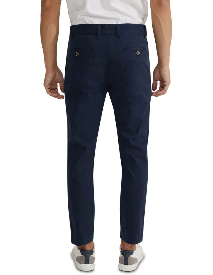 Oxford Ryan Folded Cuff Casual Chinos In Ink 5 Oxford Ryan Folded Cuff Casual Chinos In Ink - Image 3