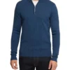 Oxford Robert Zip Neck Knit Pullover In Blue 2 Oxford Robert Zip Neck Knit Pullover In Blue -Myer Fashion Store 986194810 1 1 720x928
