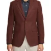Oxford Blake Wool Rich Blazer In Red -Myer Fashion Store 986203090 1 720x928