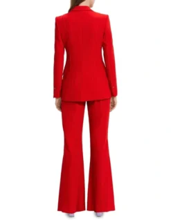 Scarlet Sculptured Blazer In Red 6 Scarlet Sculptured Blazer In Red -Myer Fashion Store 986542030 2 720x928