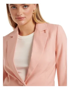 Forever New Hettie Single Breasted Blazer In Pink -Myer Fashion Store 986704480 3 720x928