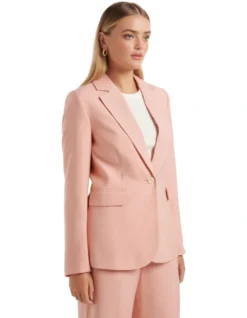 Forever New Hettie Single Breasted Blazer In Pink -Myer Fashion Store 986704480 4 720x928