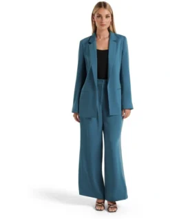 Forever New Colby Boyfriend Blazer In Green -Myer Fashion Store 986705110 5 720x928