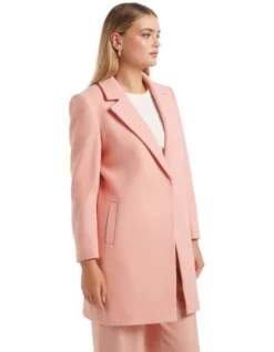 Forever New Diana Single Breasted Coatigan In Pink -Myer Fashion Store 986705380 3 720x928