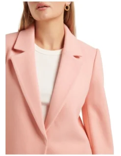 Forever New Diana Single Breasted Coatigan In Pink -Myer Fashion Store 986705380 4 720x928