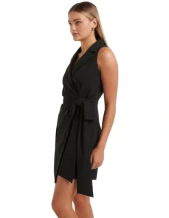 Forever New Georgia Bow Detail Blazer Dress In Black -Myer Fashion Store 986711140 3 720x928