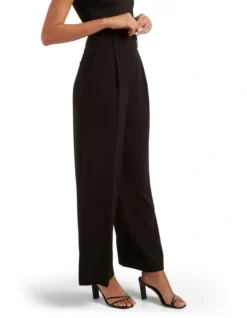 Forever New Isla Wide Leg Pant In Black -Myer Fashion Store 986803750 3 720x928