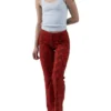 Azealia Pant In Red Multi