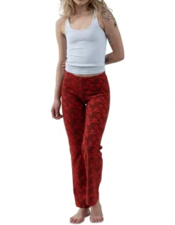 Azealia Pant In Red Multi