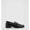 Embellished Penny Leather Loafer In Black 2 Embellished Penny Leather Loafer In Black -Myer Fashion Store 987607090 1 720x928