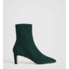 Suede 65mm Heel Bootie In Teal Green -Myer Fashion Store 987608260 1 720x928