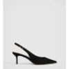 Sling Back Suede 65mm Heel In Black -Myer Fashion Store 987608440 1 720x928