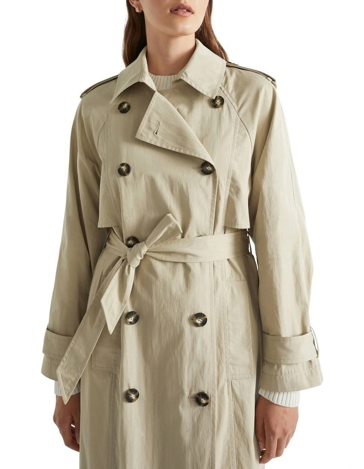 Trench Coat In Beige 3 Trench Coat In Beige