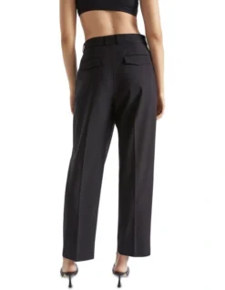Pleat Front Trouser In Black -Myer Fashion Store 988424380 988403860 4 720x928