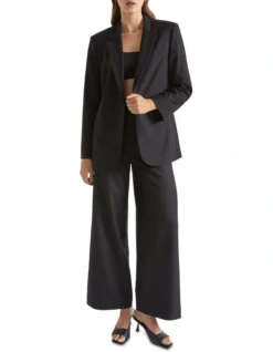 Wool Blend Trouser In Black 8 Wool Blend Trouser In Black -Myer Fashion Store 988424470 988405480 3 720x928