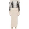 Merino Wool Striped Sweater In Cream Multi -Myer Fashion Store 988500880 1 720x928
