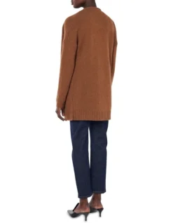 Oversized Cashmere Cardigan In Brown 7 Oversized Cashmere Cardigan In Brown -Myer Fashion Store 988500970 3 720x928