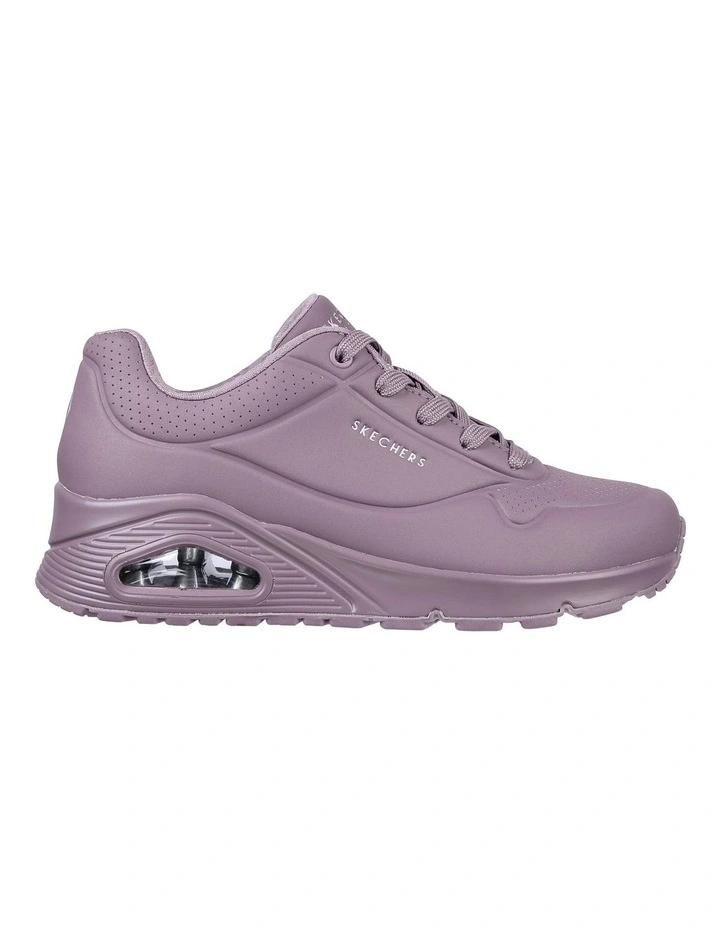 Skechers Uno Stand On Air Sneaker In Mauve 3 Skechers Uno Stand On Air Sneaker In Mauve