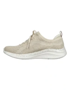 Skechers Ultra Flex 3.0 Let's Dance Sneakers In Beige -Myer Fashion Store 988521850 3 720x928