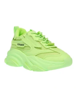 Steve Madden Possession Chunky Sneakers In Green 7 Steve Madden Possession Chunky Sneakers In Green -Myer Fashion Store 988529770 2 720x928