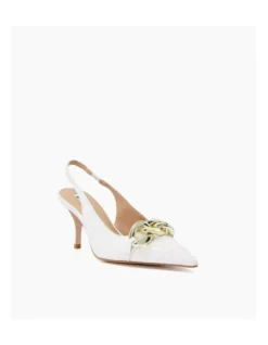 Dune London Canary Slingback Pump In White 9 Dune London Canary Slingback Pump In White -Myer Fashion Store 988675390 2 720x928