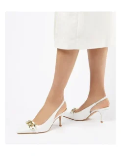 Dune London Canary Slingback Pump In White 11 Dune London Canary Slingback Pump In White -Myer Fashion Store 988675390 4 720x928